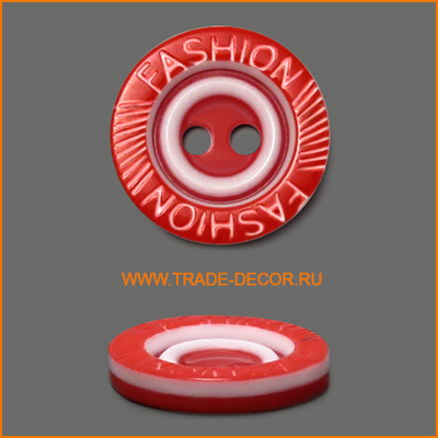 ГХ12367 красная цв.820/белое лого Fashion 2 прокола