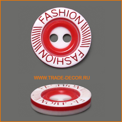 ГХ12367 белая/красное цв.820 лого Fashion 2 прокола