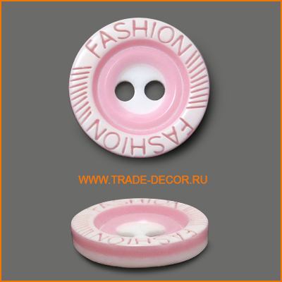 ГХ12367 белый+розовый цв.513 лого Fashion 2 прокола