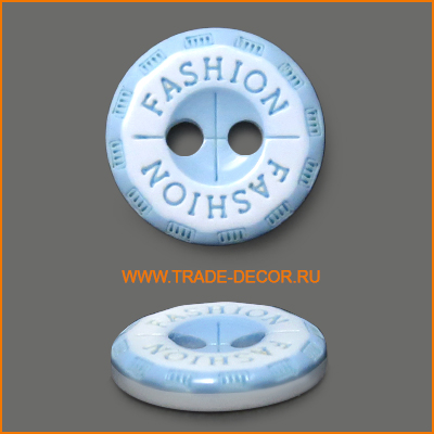 ГХ12373 белый/голубой цв.026 лого Fashion 2 прокола